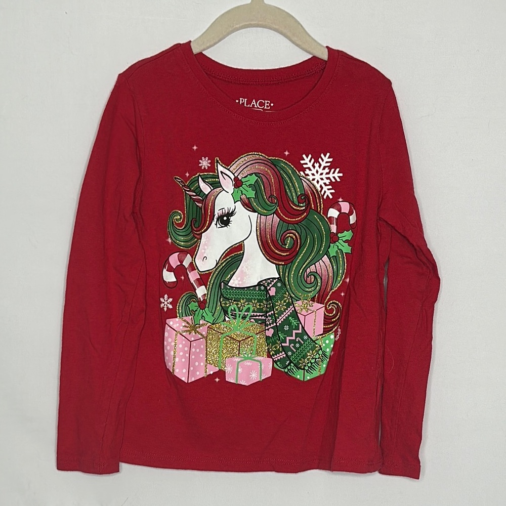 Set of 2 Children’s Place Christmas Long Sleeve T-Shirts